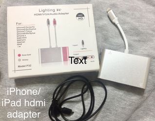 iPhone/iPad hdmi adapter