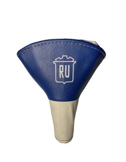 Rare 1950s ~1960s Royce Union Branded Incomplete Blue & White Bicycle Seat