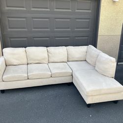 FREE DELIVERY Beige Sectional Sofa 