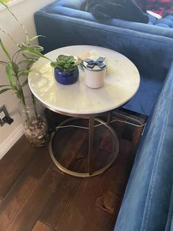 Marble side table