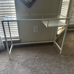 Glass desk - 30$