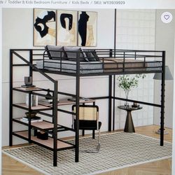 Loft Bed Full Size With Desk 