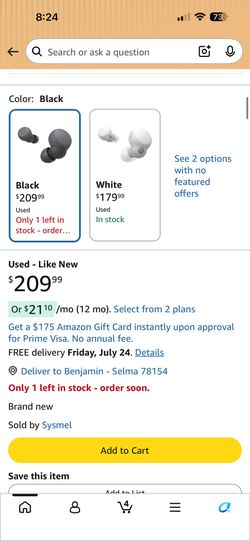 Sony wireless earbuds