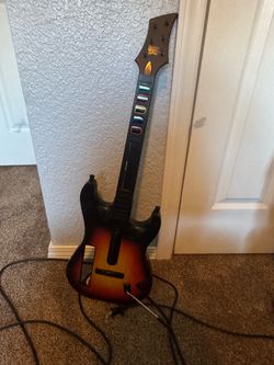 Wii Guitar hero world tour guitar