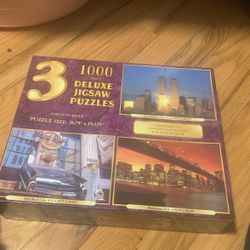 1000 piece deluxe jigsaw puzzles
