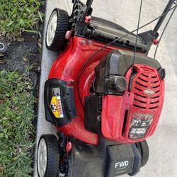 Lawn Mower Troy Bilt Very Good Condition Front Wheel Drive Self Propelled Work Great 