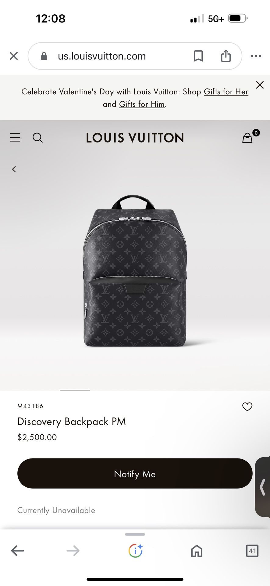 Louis Vuitton Bookbag 