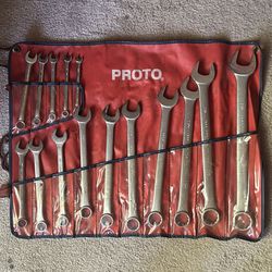 Proto Professional Wrench Set USA SAE 