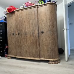 Solid Wood Closet , Antique 