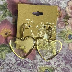 beautiful resin earrings