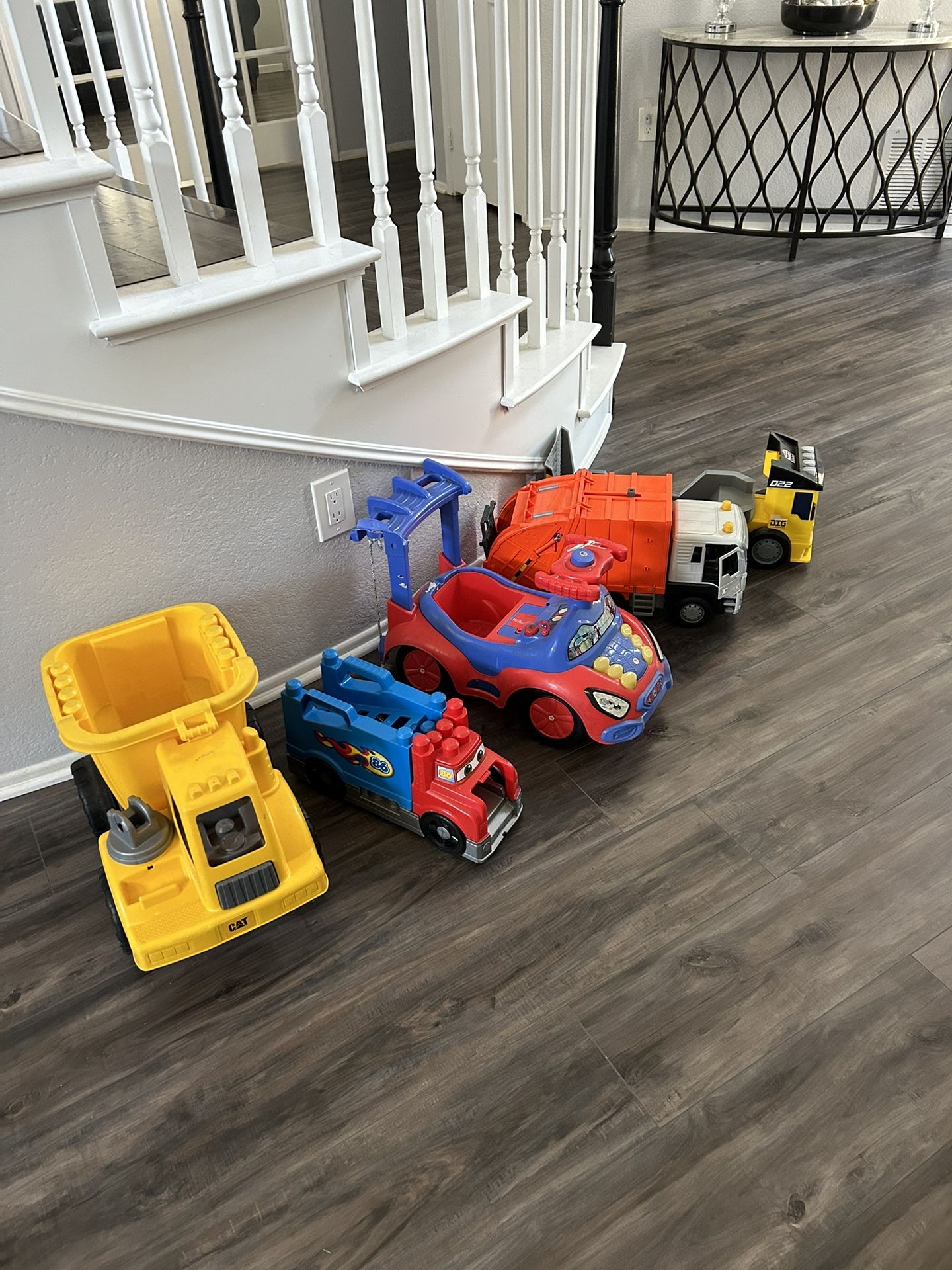 FIVE BIG HARD PLASTIC VEHICLES - $30/All OR $10 EACH