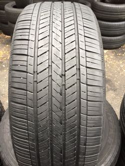 215/55/17 Goodyear set of used tires in great condition 60-70% tread 225$ plus tax for 4. Installation balance and alignment available but not includ
