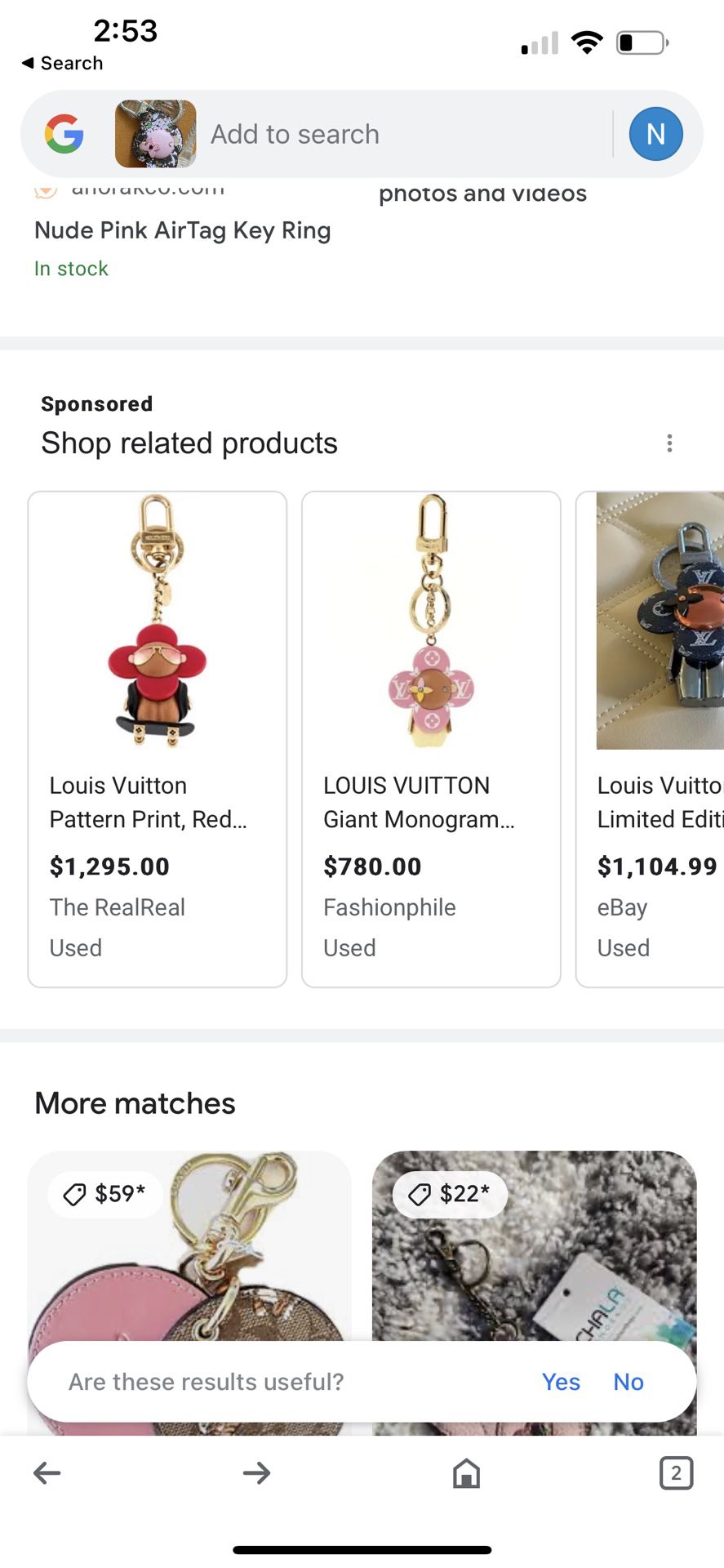 LOUIS VUITTON Cherry Blossom Vivienne Bag Charm for Sale in Irvine, CA -  OfferUp
