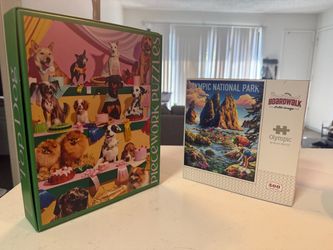 2-pack of *UNOPENED puzzles (1000 pieces and 500 pieces)