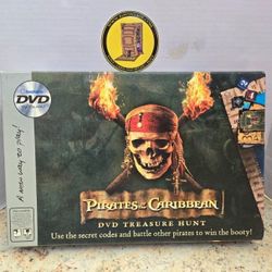 Pirates Of The Caribbean DVD Treasure Hunt Game (2006, Imagination) Complete