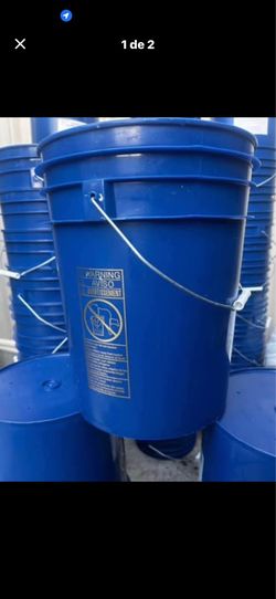 buckets Botes 5 g   Botes con tapas  Disponibles