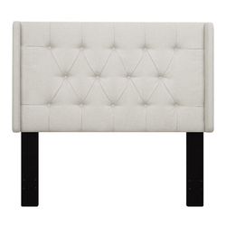 Davina Upholstered Wingback Headboard / Queen