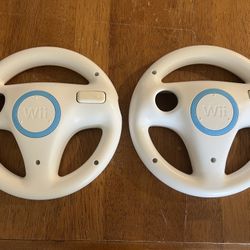 2 Wii Steering Wheels