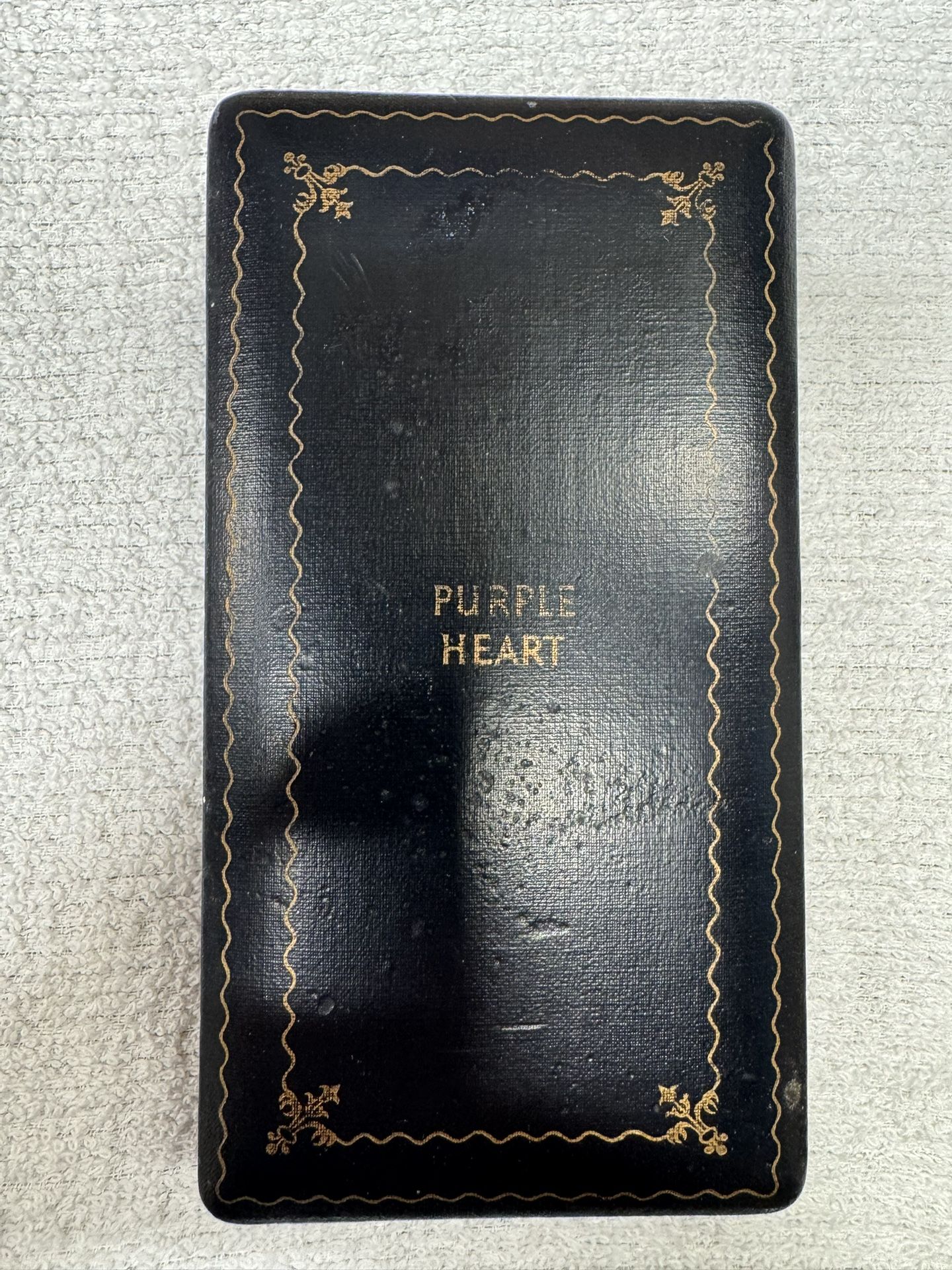 Vintage Purple Heart Presentation Box