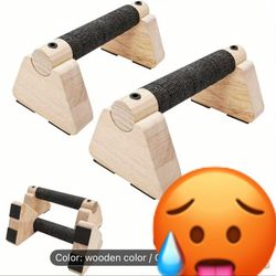 Wooden Parallettes - Calisthenics Bars (Brand New)
