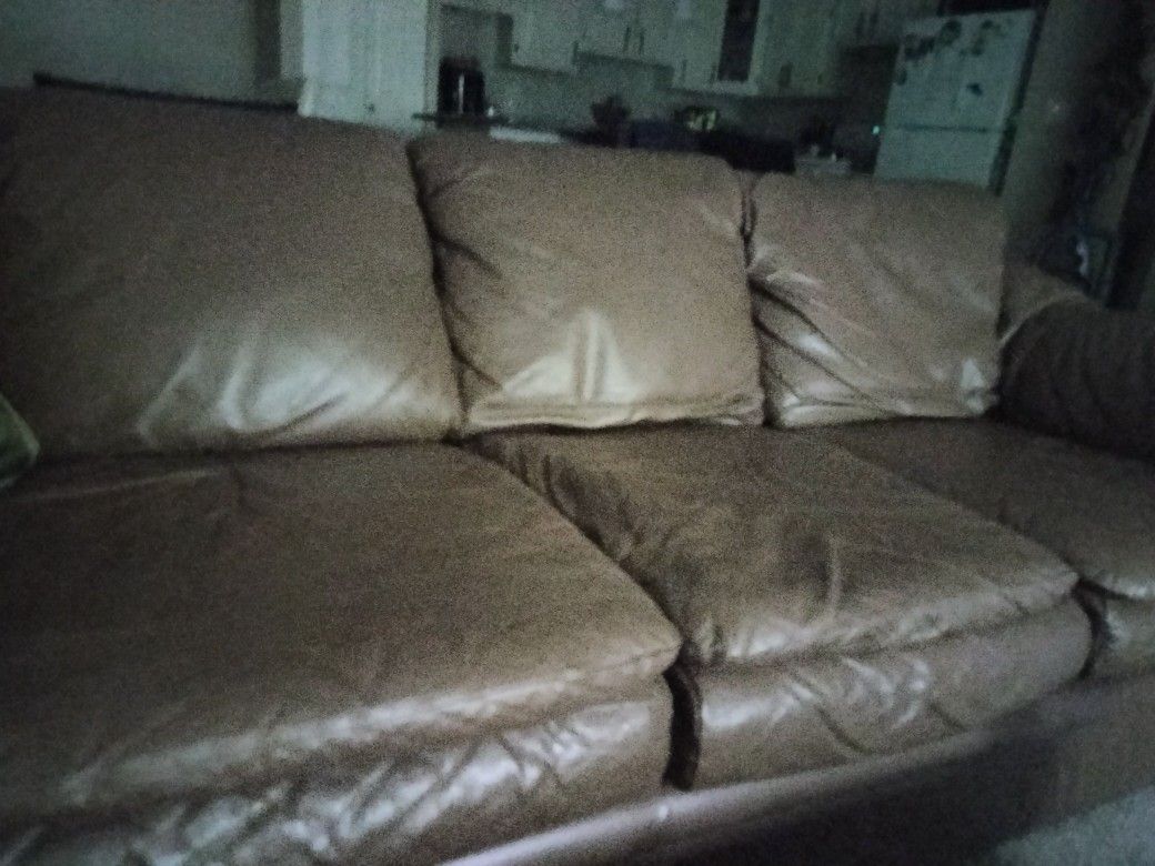 Leather Sectional