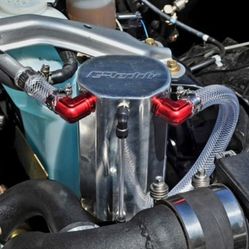 UNIVERSAL GREDDY OIL CATCH CAN ALUMINUM CANISTER Tank