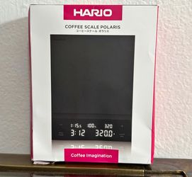 Hario Polaris Coffee Espresso Japanese Scale | Black | New Open Box | $85 MSRP