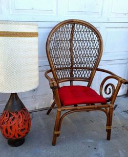 Beautiful vintage fan back chair.