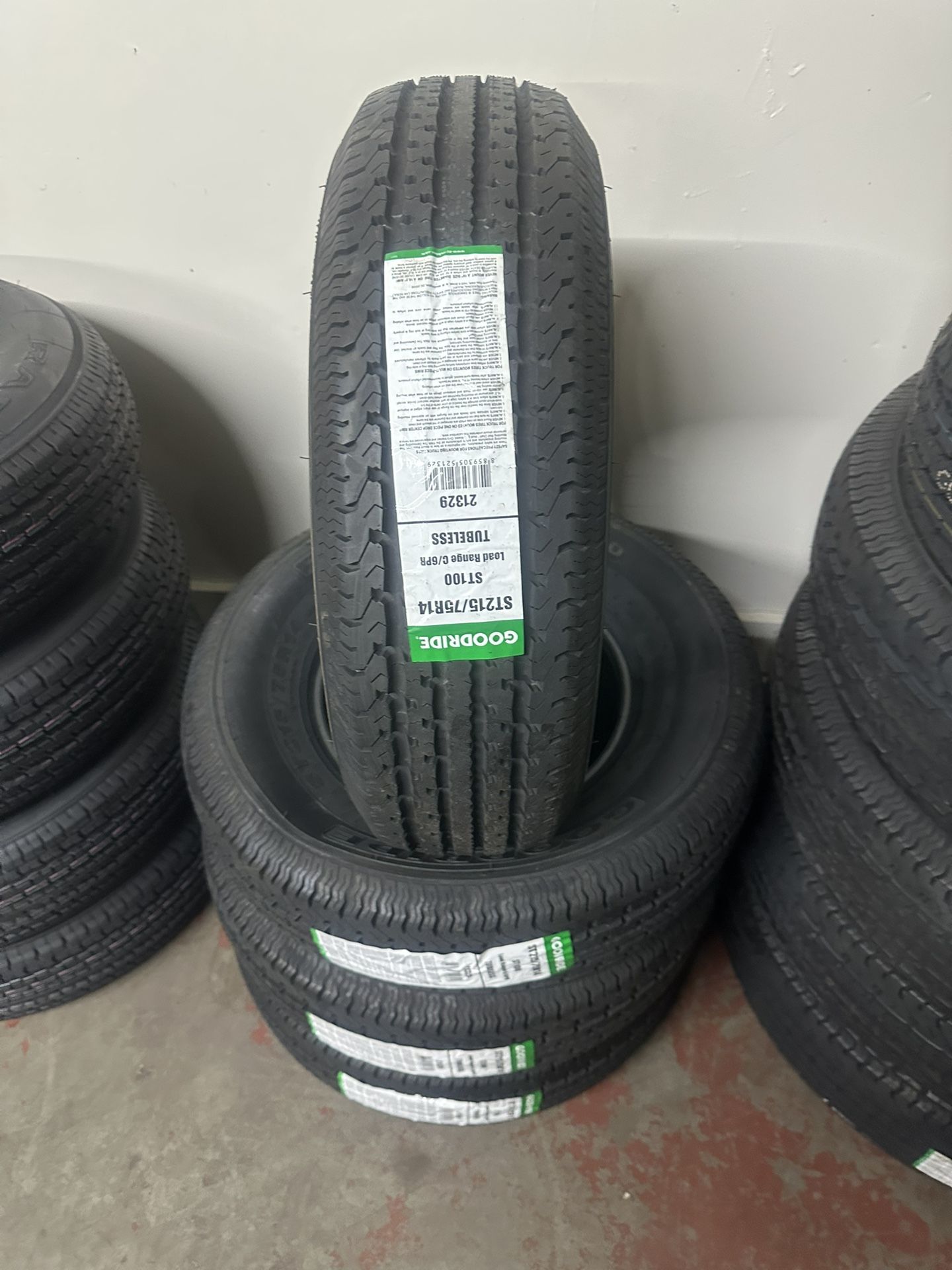 215/75R14 ST 6PLY TRAILER TIRES SUMMER SPECIAL SALE PRICE