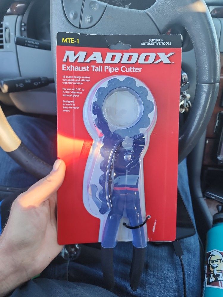 MADDOX  Exhaust Tail Pipe Cutter New 