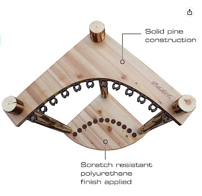Pole Corner Storage Rack