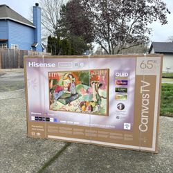 Hisense 65-Inch Class QLED 4K S7N CanvasTV Dolby Vision HDR Google Smart TV (65S7N)