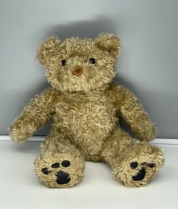 Build A Bear brown curly fur plush bear stuffed animal toy