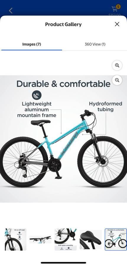 Schwinn AL Comp Mountain Bike, Wheels, 21 Speeds Ages 14+