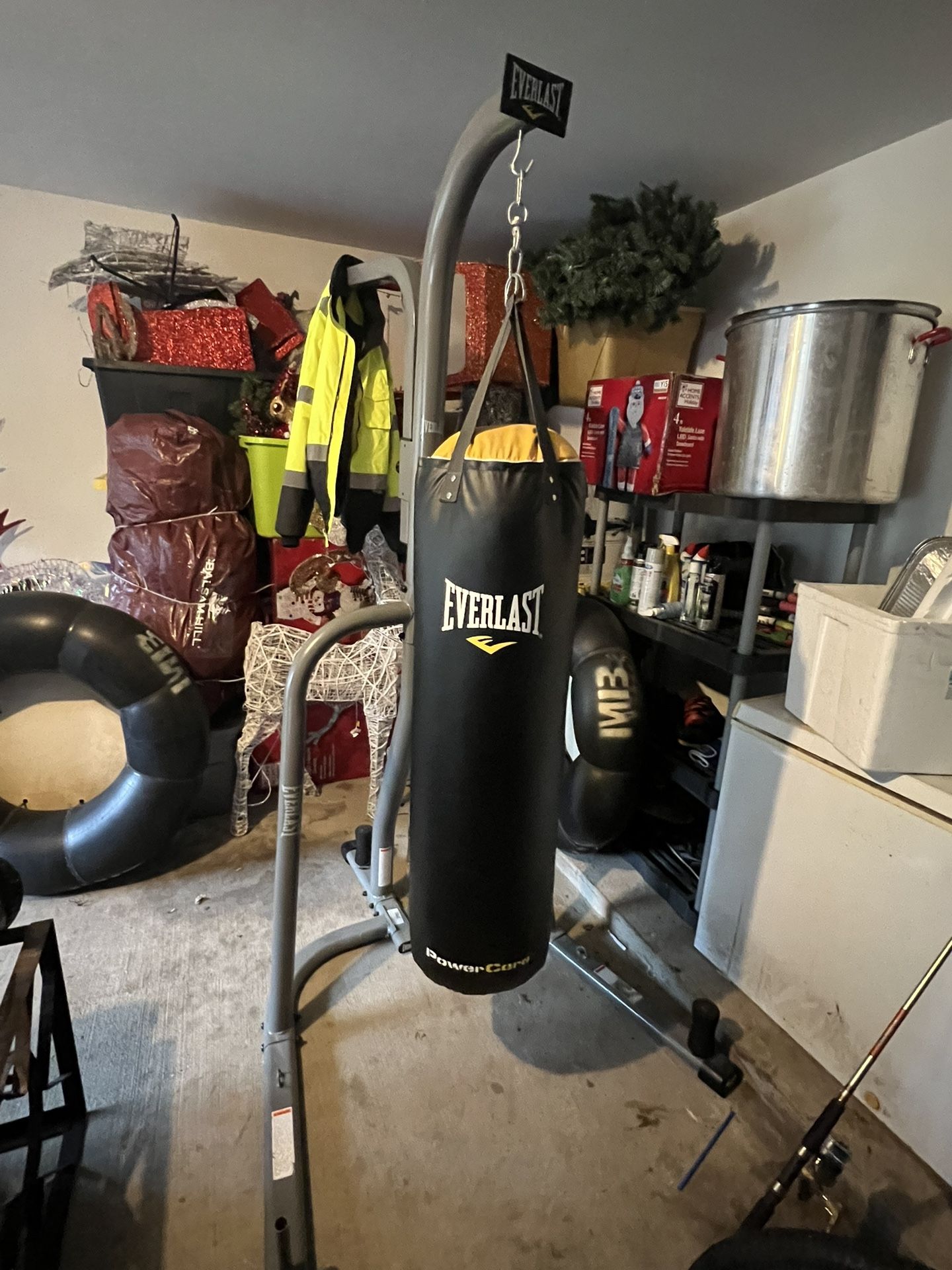 punching bag and Stand