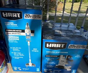 Battery powered stick vacuum and spot cleaner