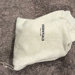 Essentials Light Grey Hoodie 