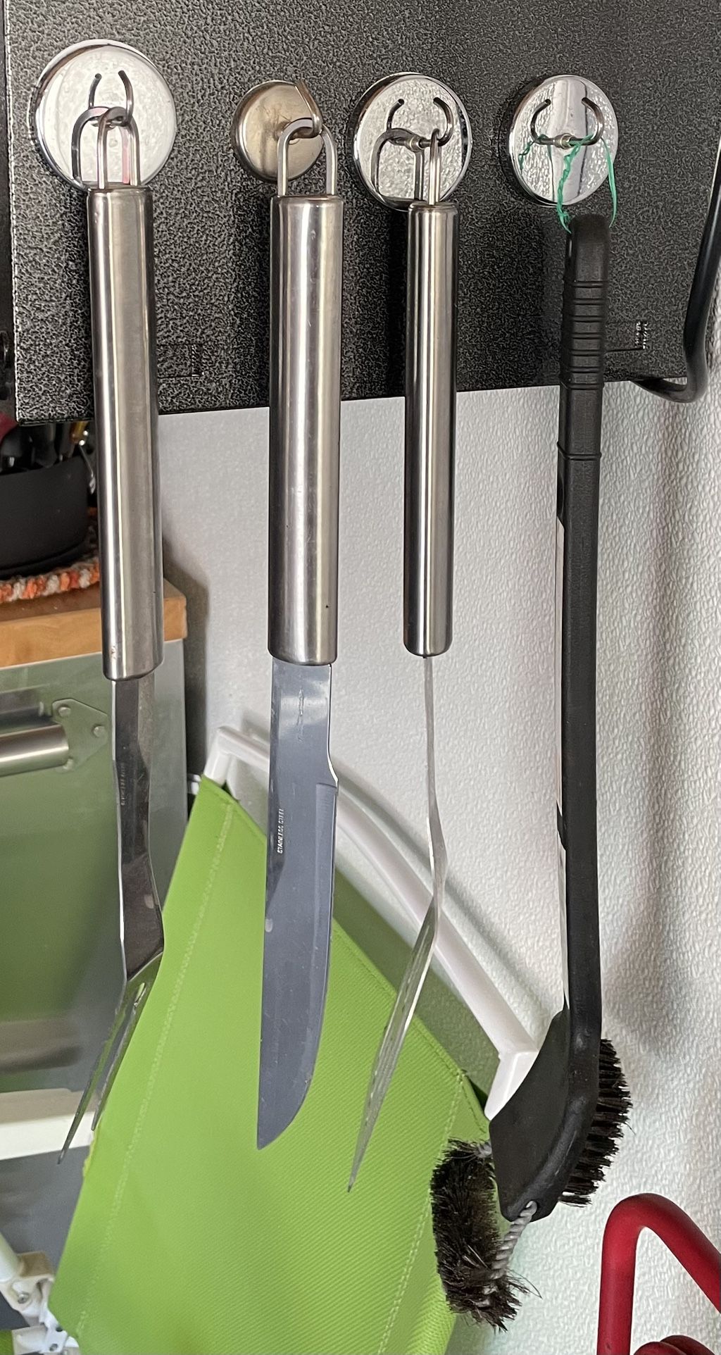 Grilling Utensils And Grill Brush