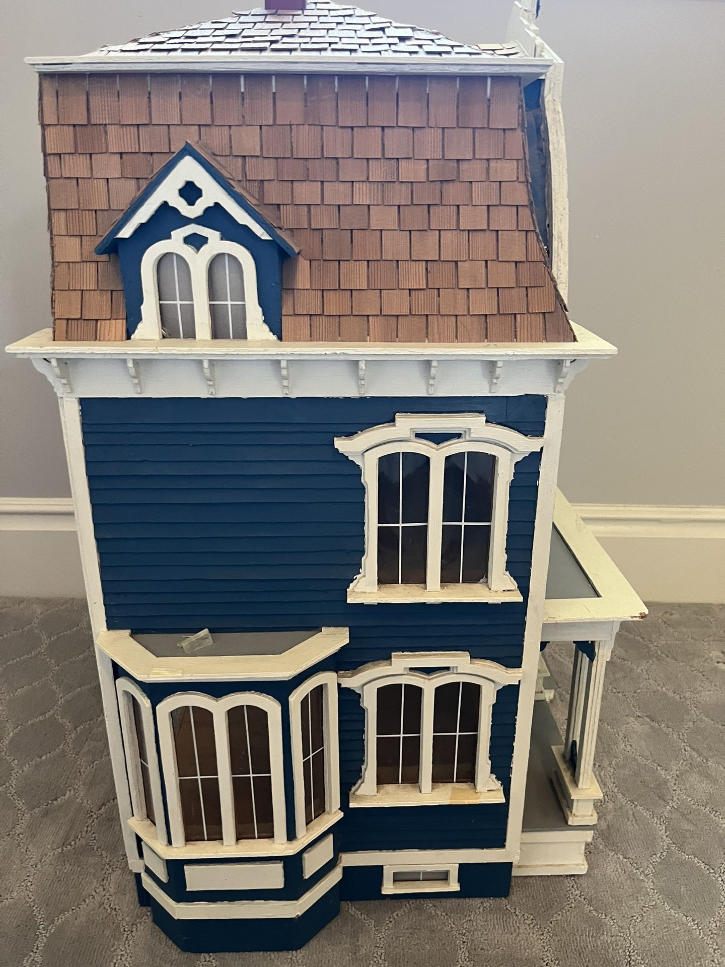 Wood Doll House- Handmade