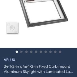 Velux Fixed Curb Skylight
