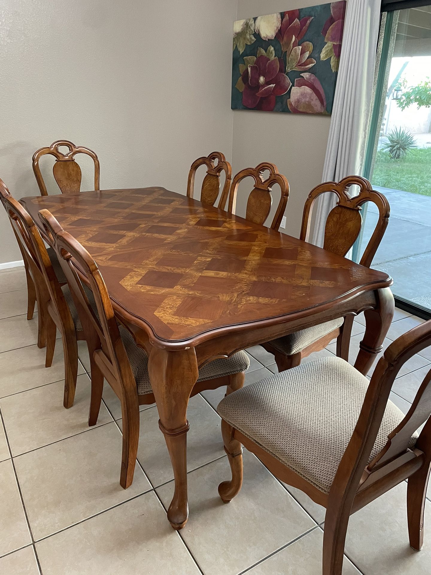 8 Chair Dining Table PENDING