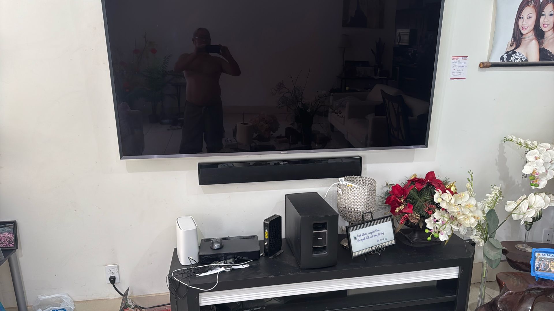 Samsung Smart Tv 85 Inches , Bose Surround Sound 