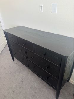 Black dresser - Living Spaces (like new)