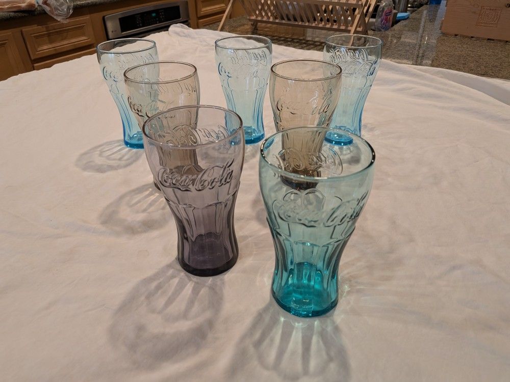 7 Coca-Cola Collector's Edition Glasses