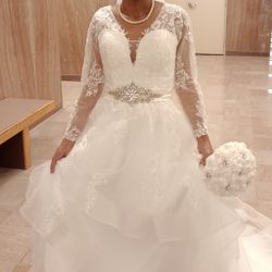 Vestido De Novia Elegante 