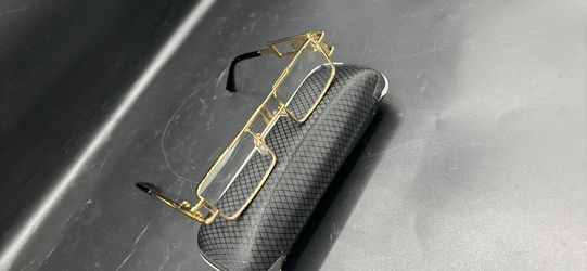 Gold Frame Hip Hop Glasses - BRAND NEW (Migos/Cazal Style)