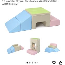 Pu Leather Toddler Climbing Blocks