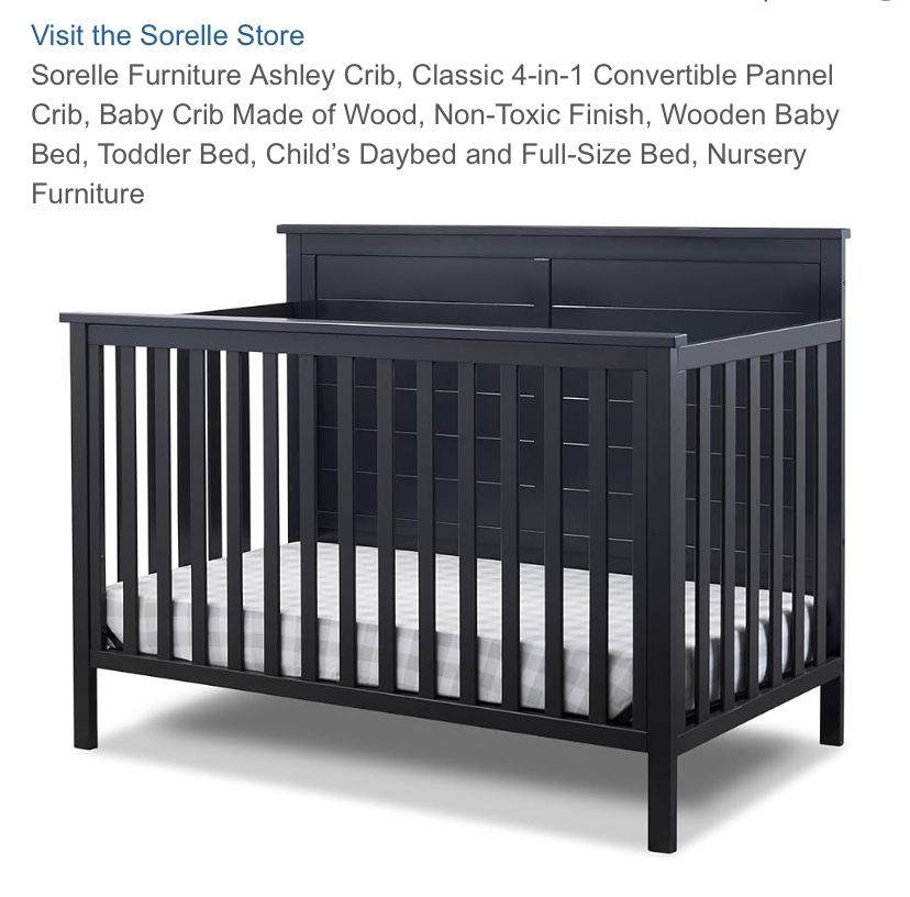 Sorelle Black Crib
