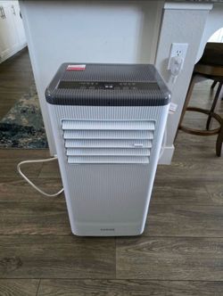 Garve 8000BTUs Portable Air Conditioner with Remote Control,350 Sq.Ft Max. 48dB Portab -