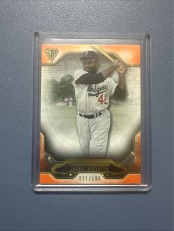 Topps Triple Threads Jackie Robinson Baseball Card